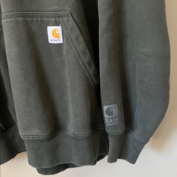 Carhartt Olive Green Hoodie - Picture 3 of 5